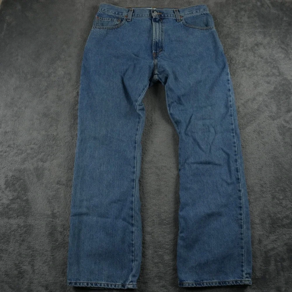 Levi's 517‎ Jeans Mens Fits 34x32 Blue Boot Cut Medium Wash Denim Pants Y2K